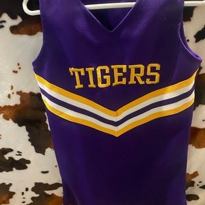 Tigers cheerleading outfit.